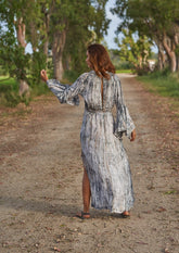 Cora Kaftan // Tanit Tie Dye - Grey